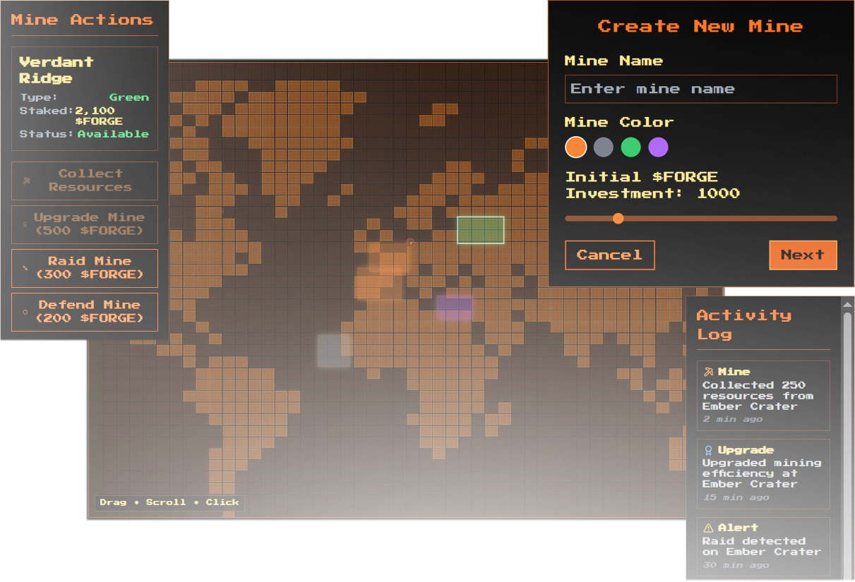 FORGE Mining Interface